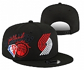 Blazers Team Logo Black 75th Anniversary Adjustable Hat YD,baseball caps,new era cap wholesale,wholesale hats